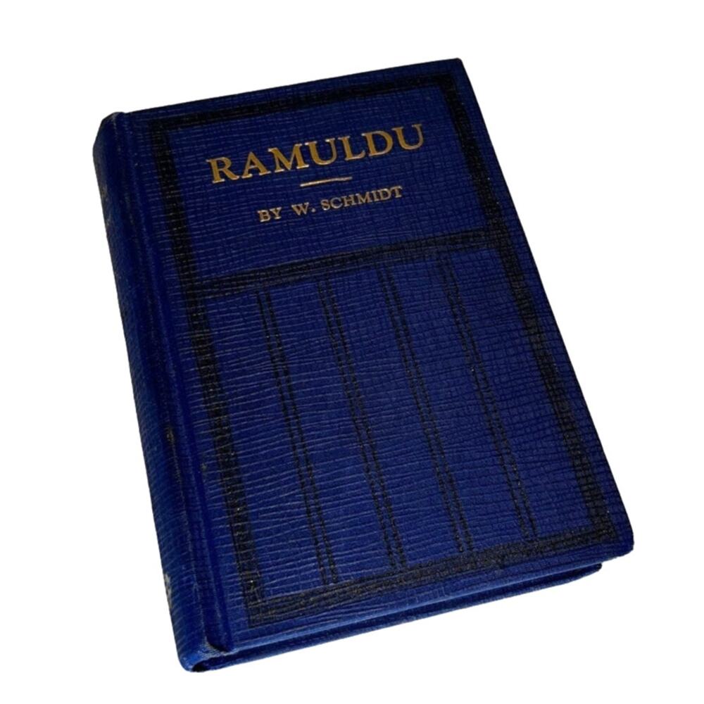 Vintage 1903 Ramuldu by W. Schmidt Novel of Ancient Brahmanism by MN Author